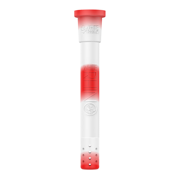 white rhino adjustable silicone downstem red white