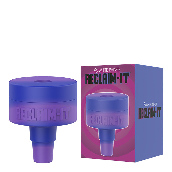 white rhino reclaim it silicone reclaimer purple