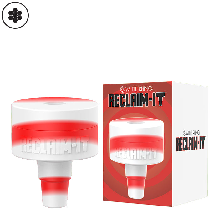white rhino reclaim it silicone reclaimer red white