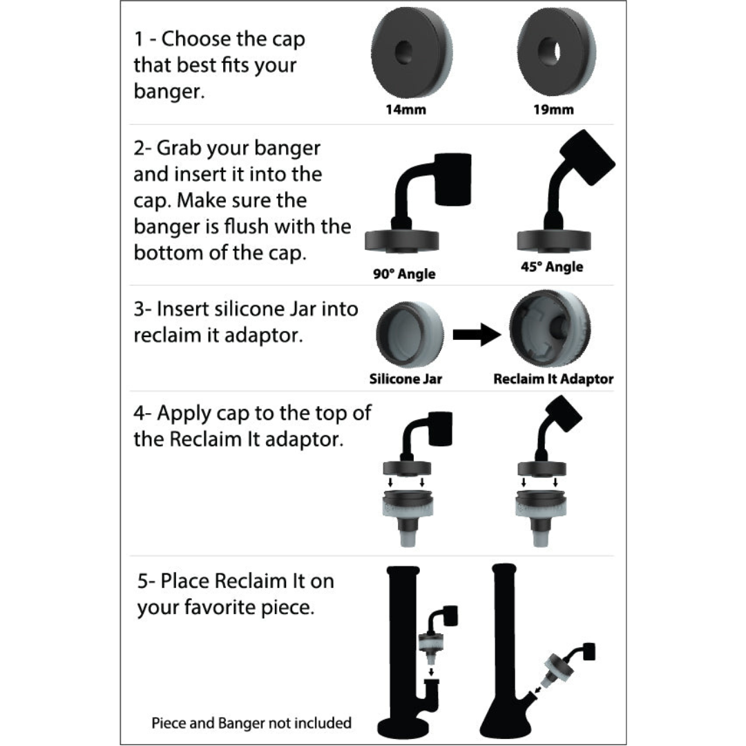 white rhino silicone reclaim-it reclaimer user manual