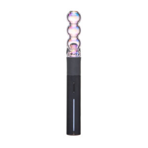 BigFun! Bubble Puffco Pivot Top iridescent triple bubble glass attachment on a Puffco Pivot