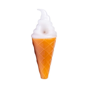 BigFun! Ice Cream Hand Pipe in Vanilla soft serve cone design