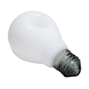 BigFun! Lightbowlb light bulb hand pipe angled view