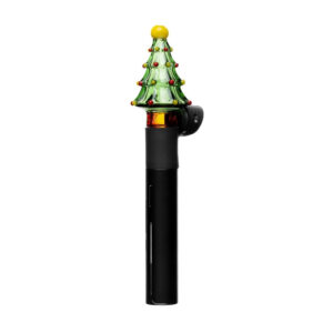 BigFun! Lil X Puffco Pivot Top Christmas tree glass attachment on a Puffco Pivot