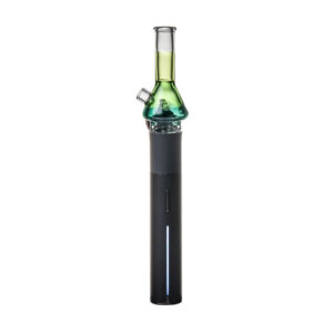 BigFun! Tricolor Puffco Pivot Top in Canopy mini beaker glass attachment