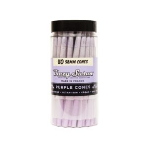 Blazy Susan Purple Pre-Rolled Cones 98mm 50 pack view