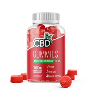 cbdfx cbd gummies apple cider vinegar 1500mg