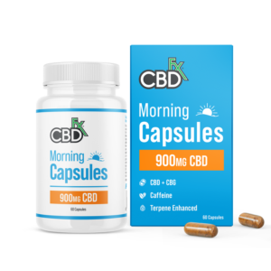 CBDfx CBD Morning Capsules 900mg bottle