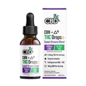 CBDfx Delta-9 THC + CBN Tincture Sweet Dreams Blend 1500mg