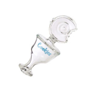 Cookies Vortex Hand Pipe in Clear view