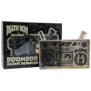 Death Row Records Boom Box Blunt Bubbler in Gold box view