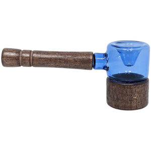 Dogg Lbs Wood Grain Hand Pipe front view