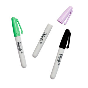 Edie Parker Marker Doob Tube in Green Purple and Black view