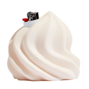 Edie Parker Soft Serve Lighter Holder Cream