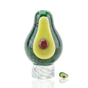 Empire Glassworks Avocadope Spinner Cap in front view