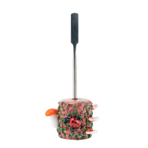 Empire Glassworks Bug's Life Dabber in ladybug side view