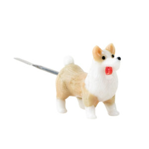 Empire Glassworks Corgi Dabber in front view