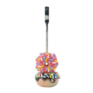 Empire Glassworks Donut Dabber in front view