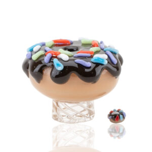 Empire Glassworks Donut Spinner Cap in front view