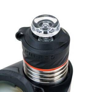 Empire Glassworks Puffco Peak Pro 3DXL Joystick Cap in 3DXL chamber view