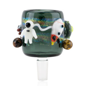 Empire Glassworks Puffco Proxy Attachment Galactic in front view