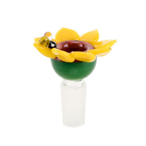 empire glassworks sunflower bowl piece 14mm male