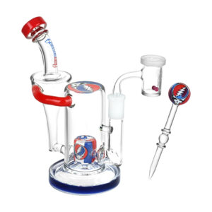 Grateful Dead x Pulsar Honest Tune Recycler Dab Rig front view