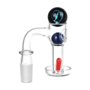 Grateful Dead Terp Slurper Quartz Banger and Marbles Set front view