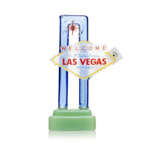 Hemper Las Vegas Sign Bong front view
