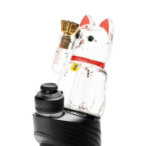 Hemper Lucky Money Cat Puffco Peak Top front view
