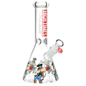 High Times Pulsar Beaker Water Pipe Cowboy