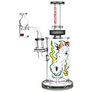 High Times x Pulsar Dab Rig High Horse front view