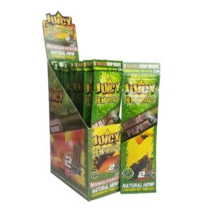 Juicy Jay's Hemp Wraps 25pk Box in Mango Papaya Twist view