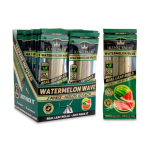 king palm leaf mini cones watermelon wave box