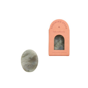 Shoppe Geo Labradorite Soothing Stone front view