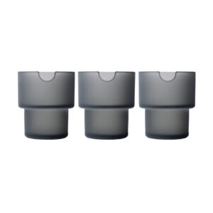 NWTN Home Flower Pots Ashtray Set in Charcoal view