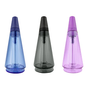 Puffco Peak Pro Colored Travel Glass in Royal Blue Shadow Black and Ultraviolet