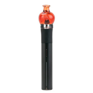 Empire Glassworks Puffco Pivot Colored Glass Mouthpiece in Transparent Red view