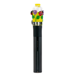Empire Glassworks Puffco Pivot Mouthpiece Sunshine Garden on Puffco Pivot view