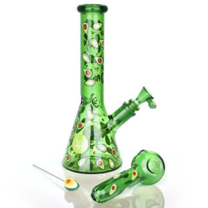 Pulsar Fruit Series Water Pipe Kit Avocado Gold front view