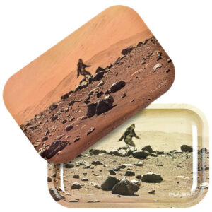 Pulsar Rolling Tray and 3D Lid Set Bigfoot on Mars front view