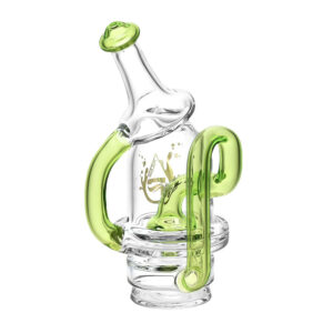 Pulsar Puffco Peak Pro Hydroslide Recycler Slime Green view