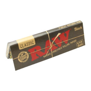raw black classic rolling papers