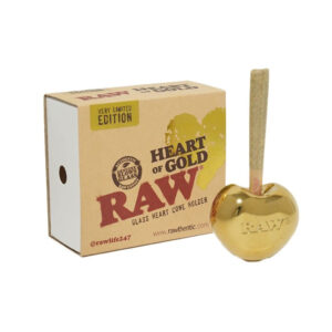 RAW Heart of Gold Cone Holder front view