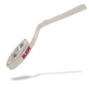 RAW Hemp Dog Leash full length view