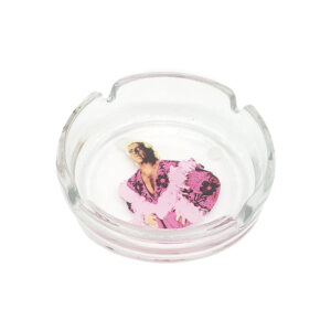 Ric Flair Drip Glass Ashtray Pink Boa front view