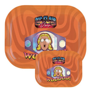 Ric Flair Drip Rolling Tray Champion Belt front view