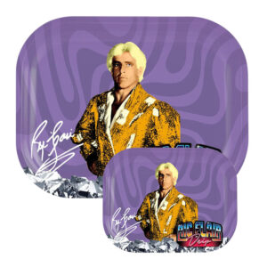 Ric Flair Drip Rolling Tray Stand Tall front view