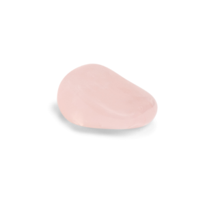 Shoppe Geo Rose Quartz Tumbled Stone in Pink view