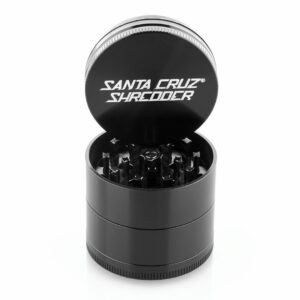 santa cruz shredder grinder 4 piece black medium